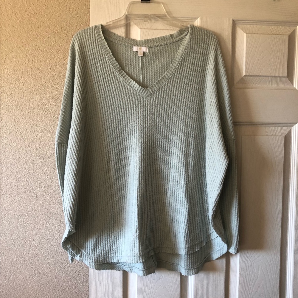 Waffle Sweater
